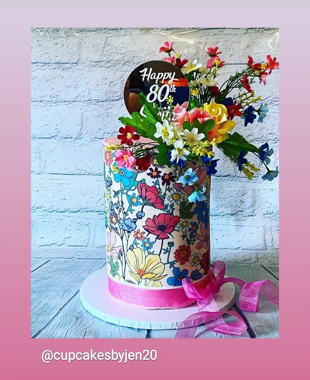 Floral Icing Sheet, Floral Cake Wrap, Icing Sheets, Cake Wrap, Edible Cake  Toppers, Edible Prints, Icing Sheet, Edible Cake Decoration 