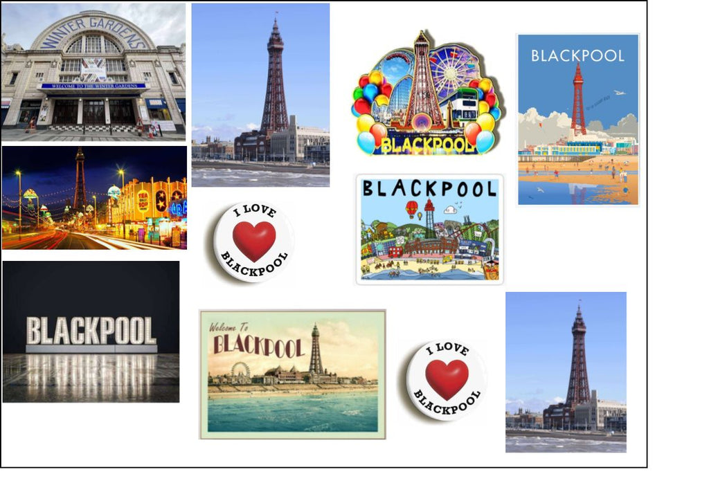 Blackpool - Edible Cake Decorations