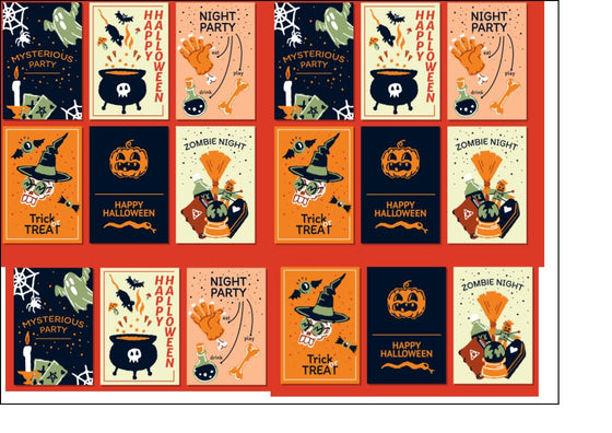 Edible A4 print - Halloween Image 3  - ideal for brownies!