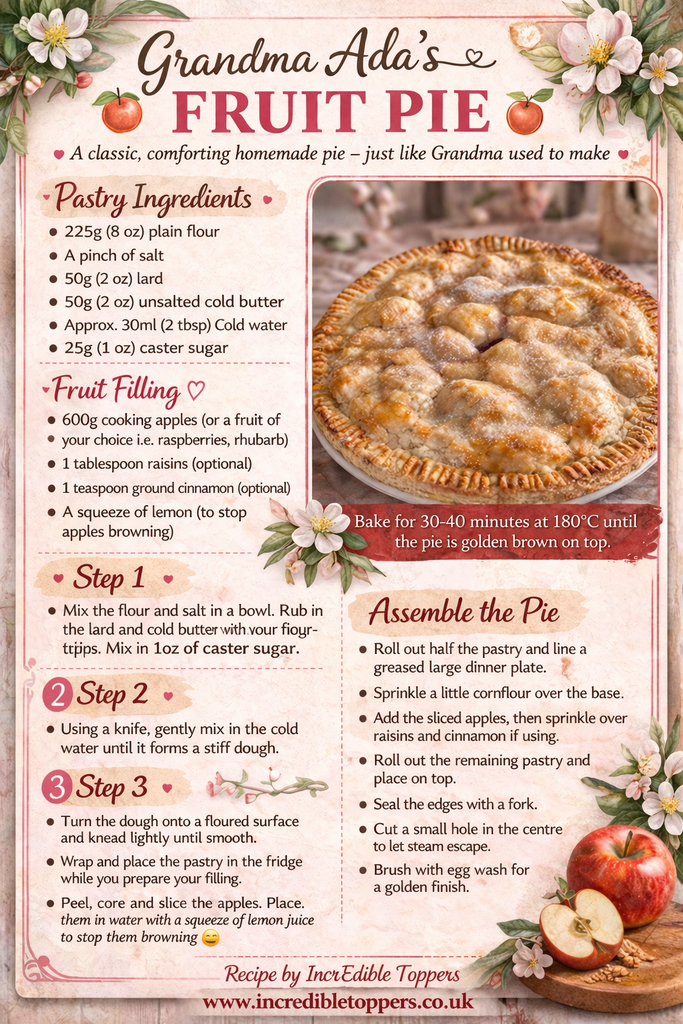 My Grandma Ada's Fruit Pie