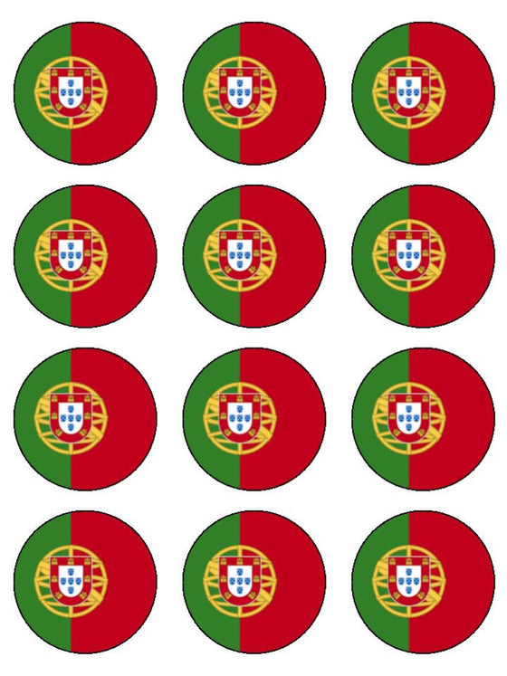 Portugal Edible Cake & Cupcake Toppers