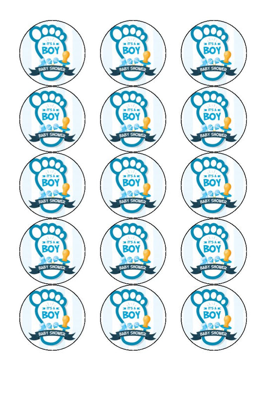 It's a boy - cake/cupcake toppers