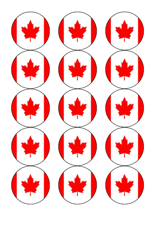 Canada Cake & Cupcake Toppers