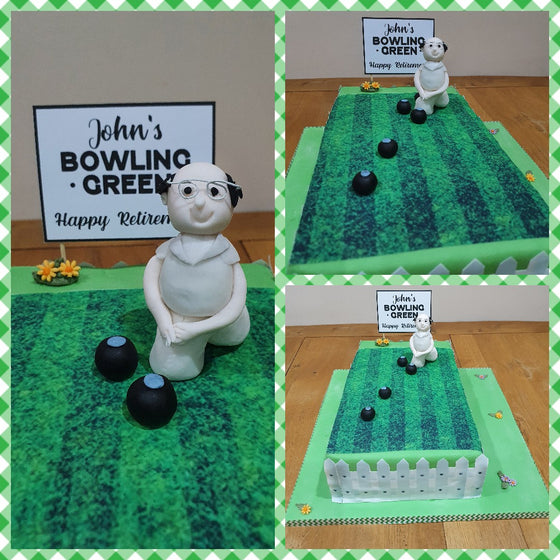 Bowling Green - Edible Cake Decoration