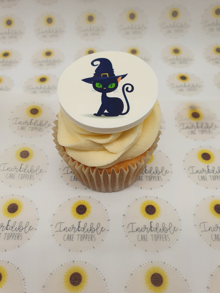 Fancy cat edible cake/cupcake toppers
