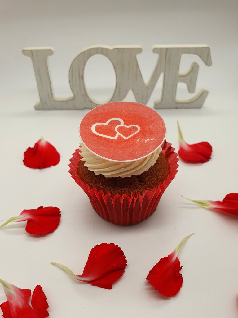 For You Valentine Cake and Cupcake Toppers