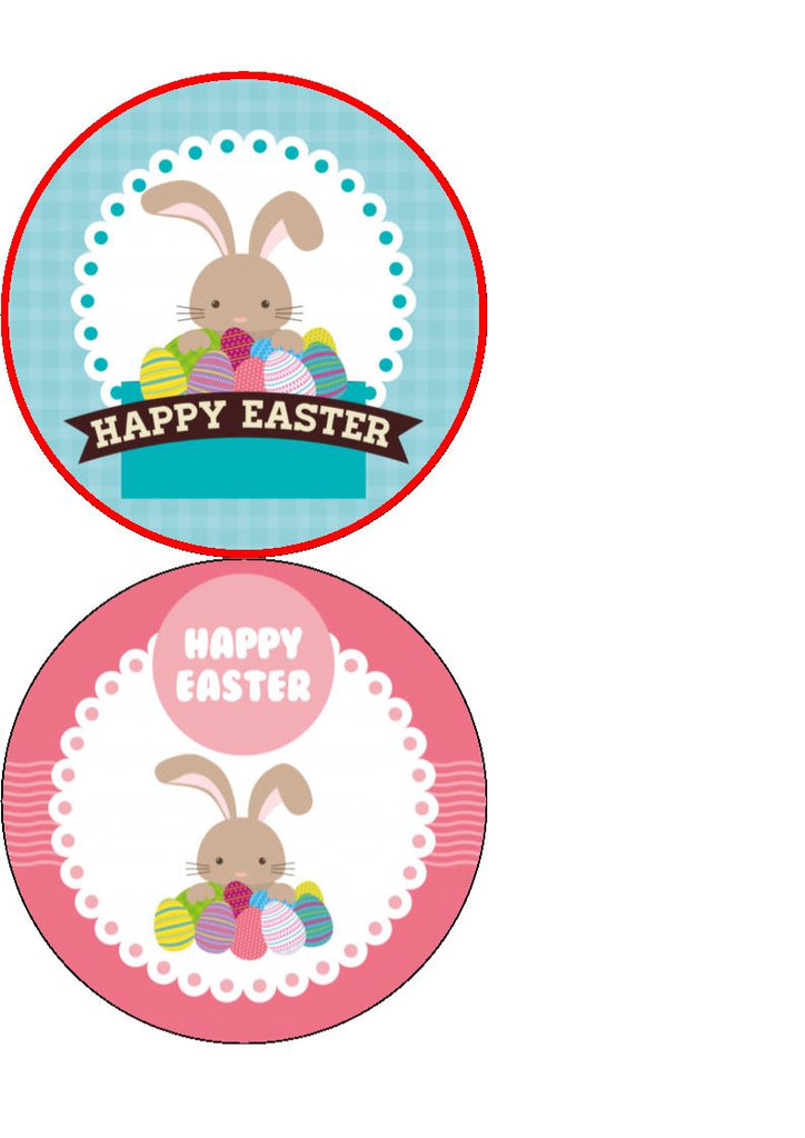 Easter Bunny Cake/Cupcake Toppers