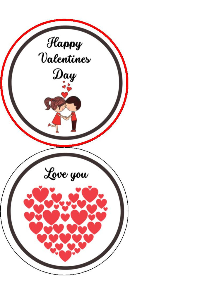Love you to the moon and back edible cake and cupcake toppers