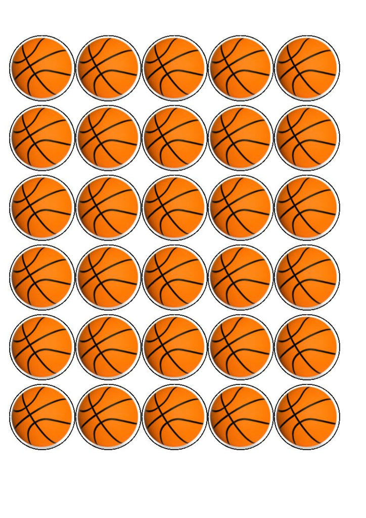 Basketball Edible Icing Cake Toppers Design 1 Incredible Toppers basketball-edible-icing-cake-toppers-design-1-incredible-toppers