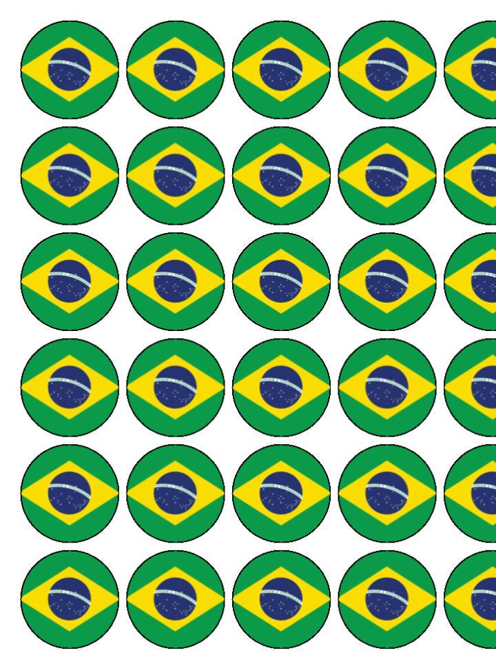 Chocolate cake on the Brazilian flag... - Stock Illustration [103064402] -  PIXTA