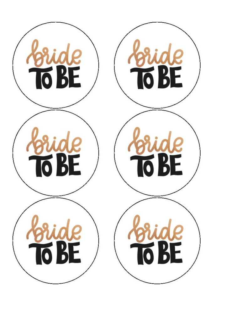Drink/Cocktail Toppers - Bride To Be