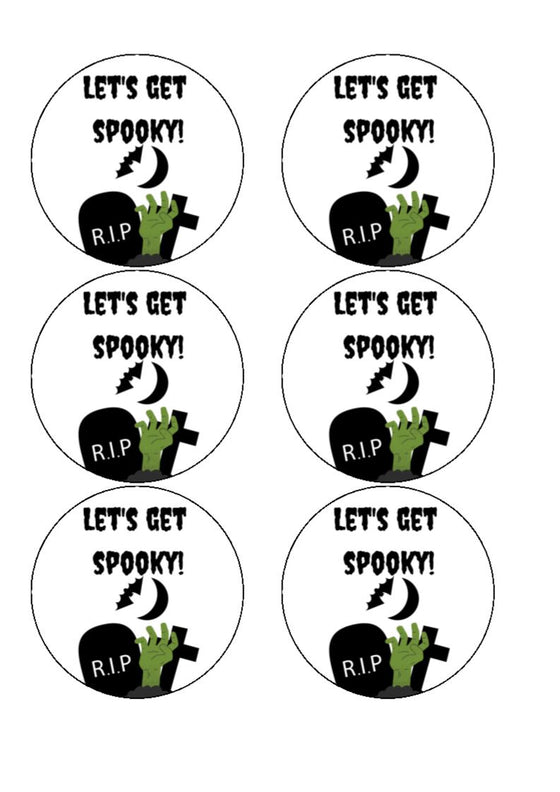 Edible Drink Toppers - Let's get spooky!