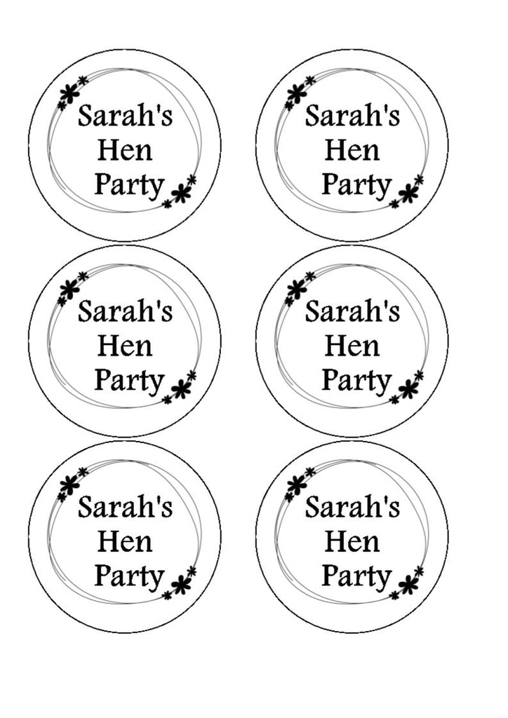 Drink/Cocktail Toppers - Personalised