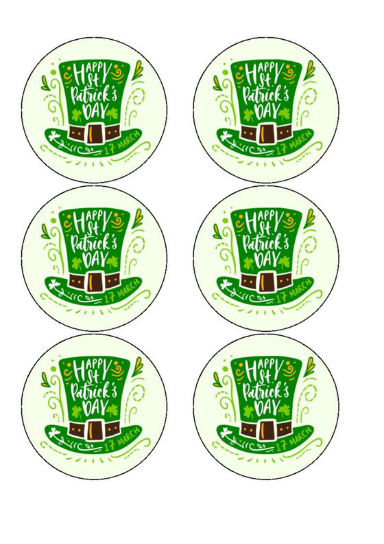 Drink/Cocktail Toppers - St Patricks' Day - Great on Guinness!