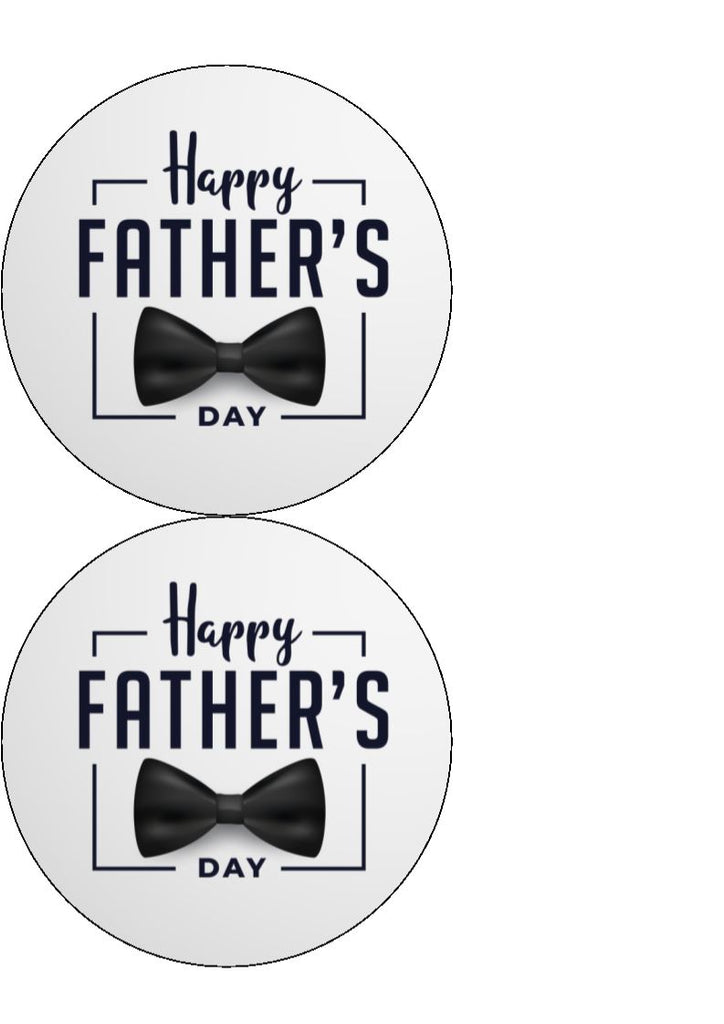 Father's Day - Design 1 - edible cake/cupcake toppers