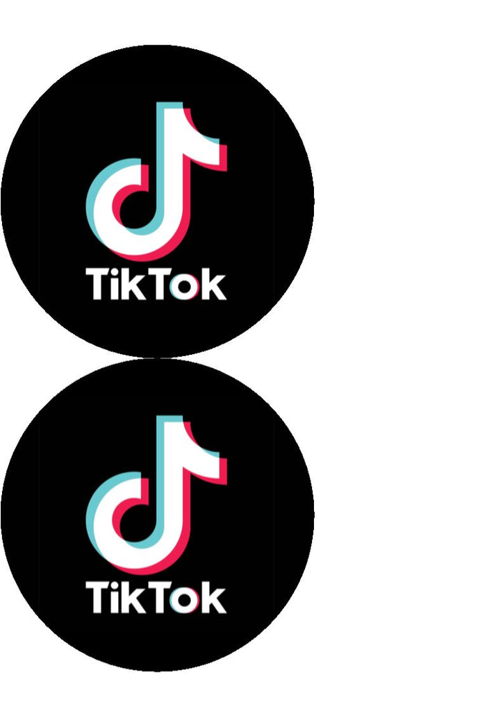 TikTok - edible cake/cupcake toppers