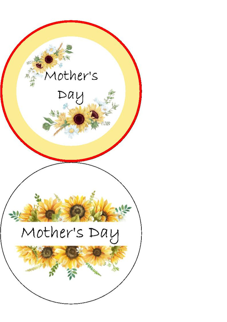 NEW!! Mother's Day - Sunflowers - wording can be amended/personalised