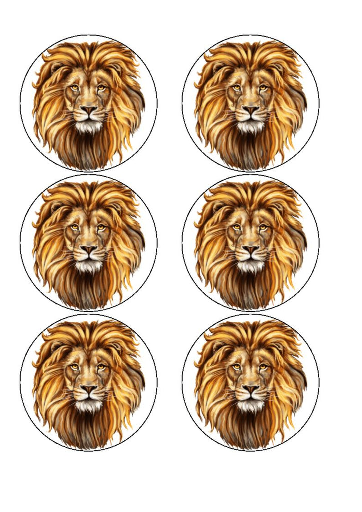 Lion Cake/Cupcake Toppers