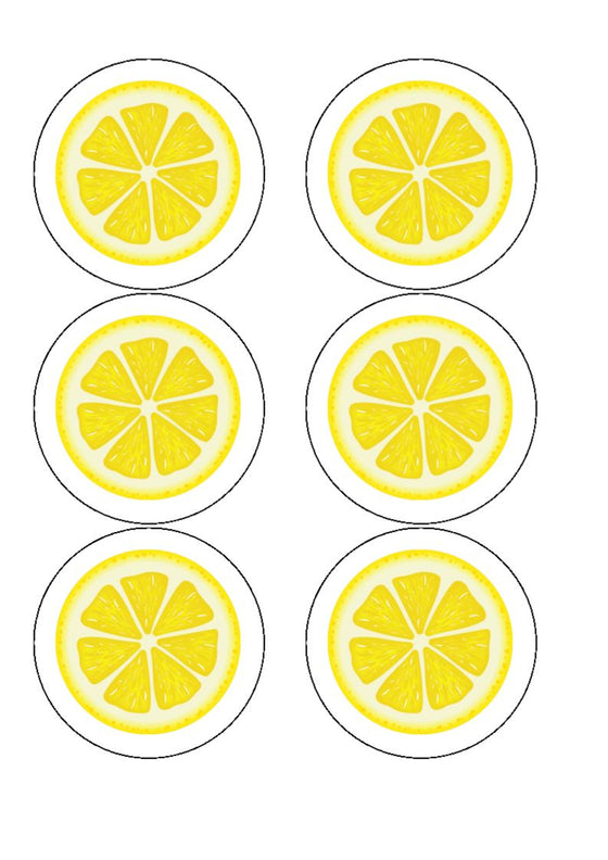 Drink/Cocktail toppers - Lemon slice