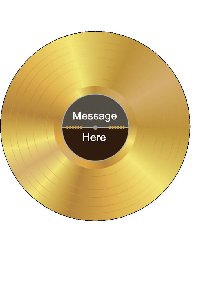 Gold Vinyl Personalised LP