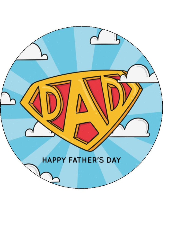 Father's Day - Design 19 - edible cake/cupcake toppers