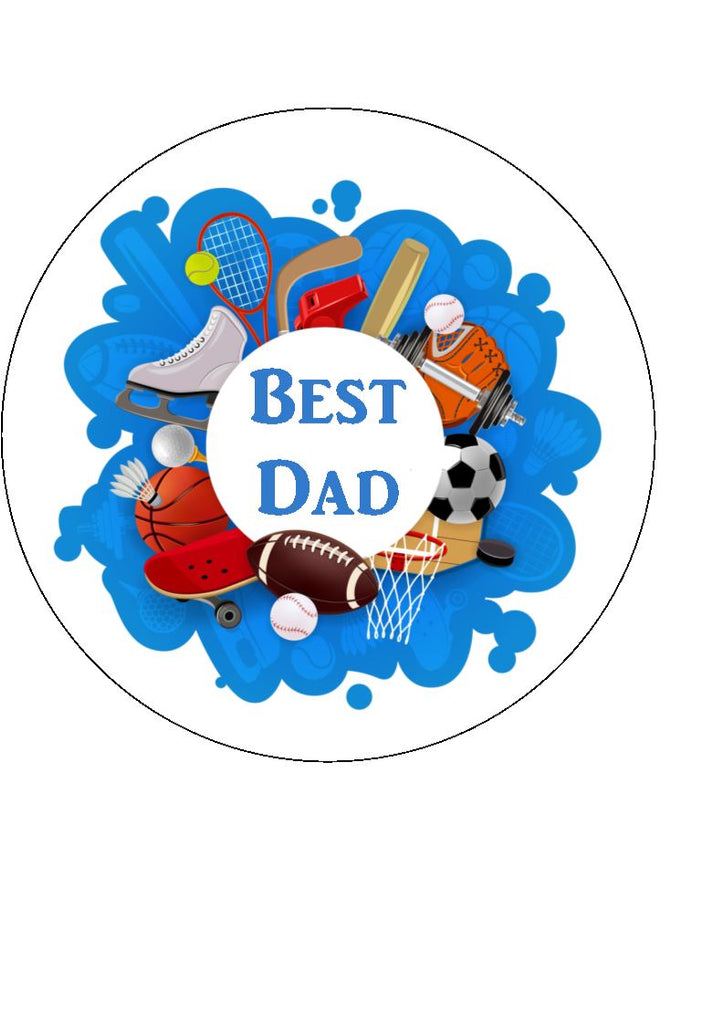 Father's Day - Design 16 - edible cake/cupcake toppers