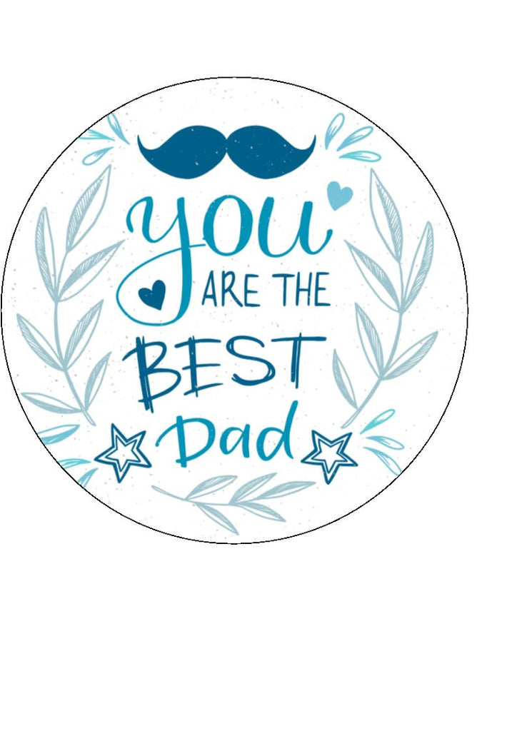 Father's Day - Design 13 - edible cake/cupcake toppers