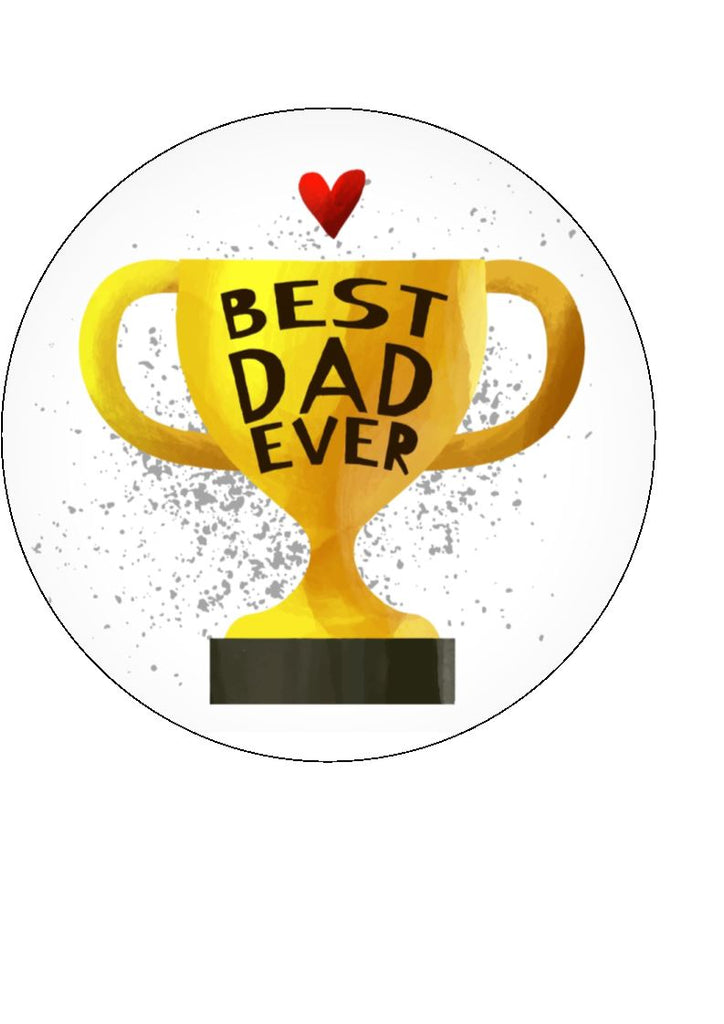 Father's Day - Design 14 - edible cake/cupcake toppers
