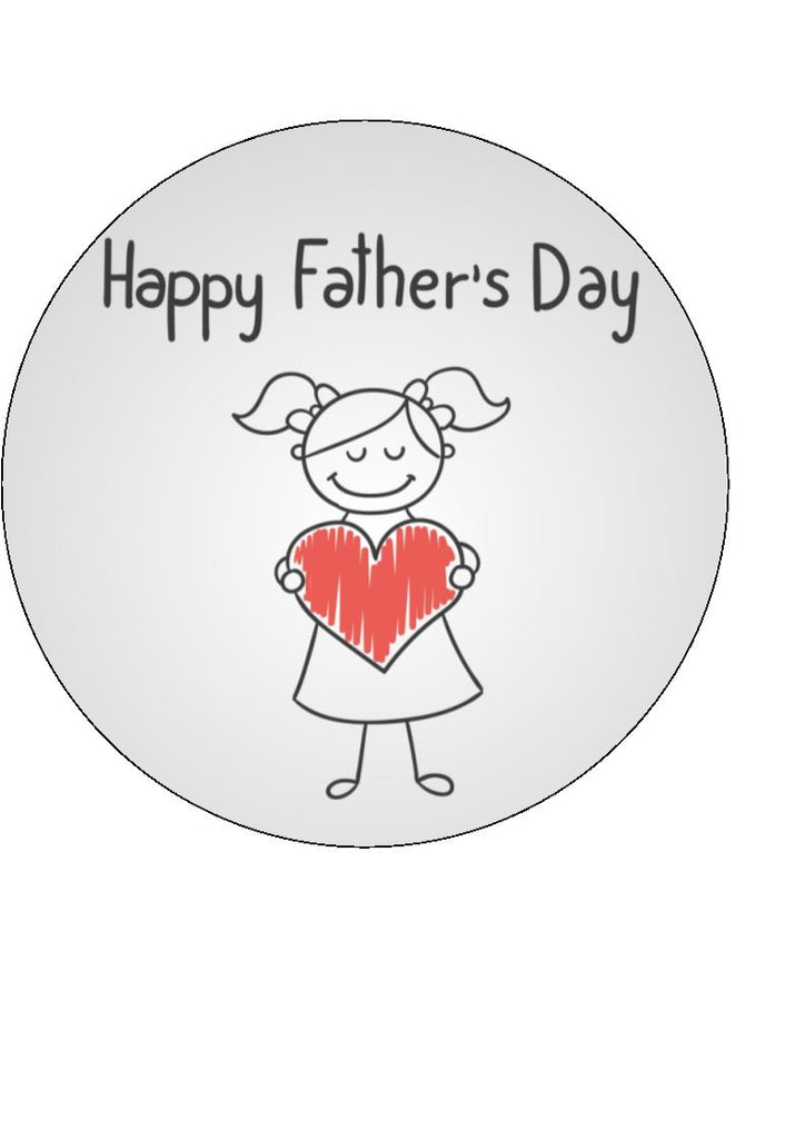 Father's Day - Design 18 - edible cake/cupcake toppers