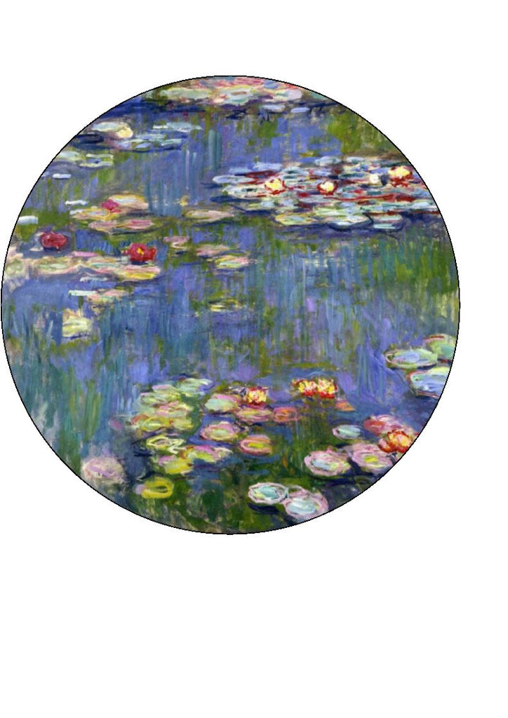 Monet Water Lillies - Cupcake and Cake Toppers