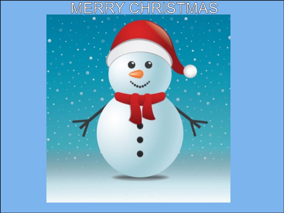 Cute Christmas Snowman - click for other sizes