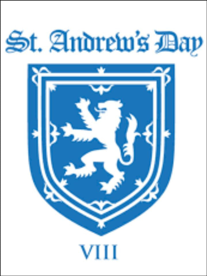 St Andrew's Day Badge Edible Cake & Cupcake Toppers