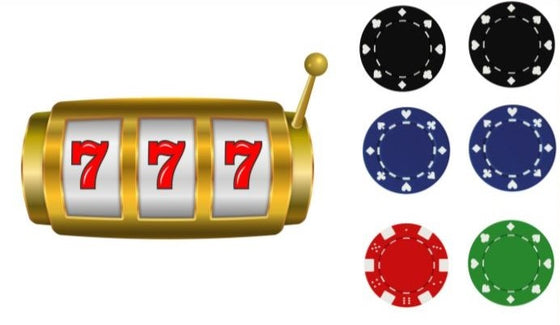 Edible Slot Machine 777 and Casino Chips