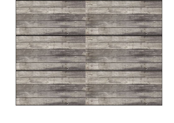Edible Fondant Strips - Grey Wooden Planks