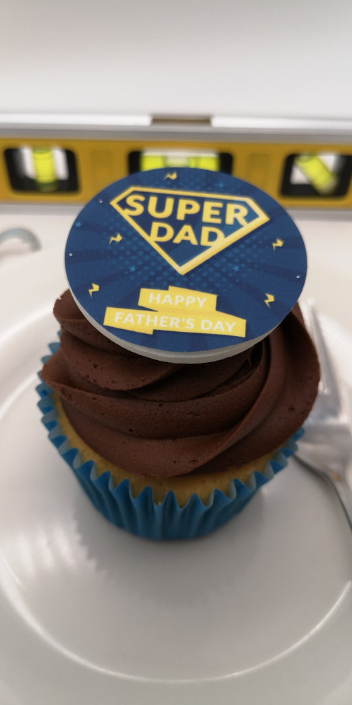 Father's Day - Design 2 - edible cake/cupcake toppers