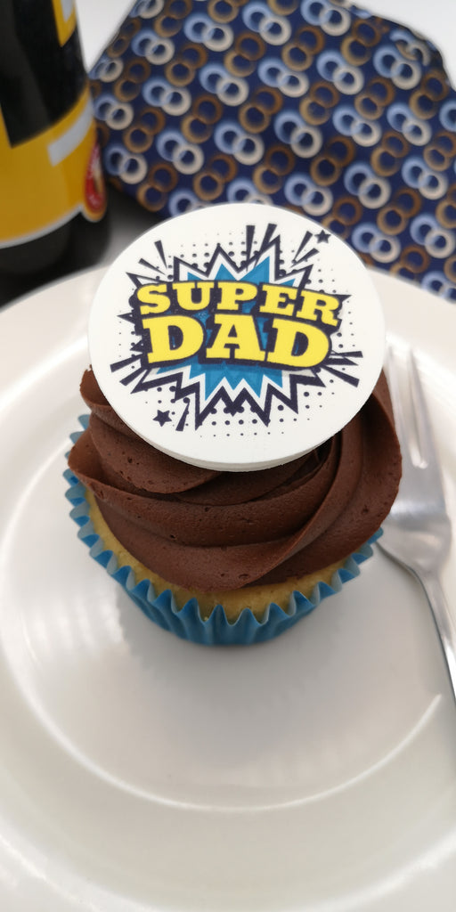 Father's Day - Design 5 - edible cake/cupcake toppers
