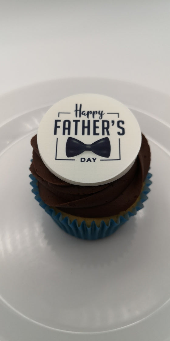 Father's Day - Design 1 - edible cake/cupcake toppers