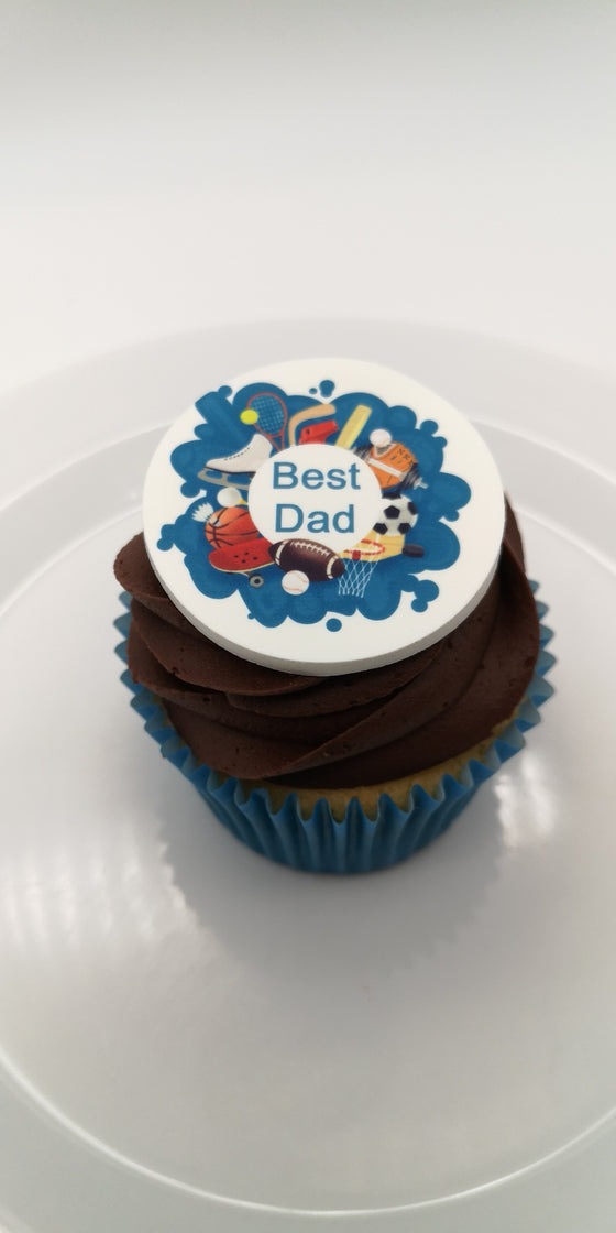 Father's Day - Design 16 - edible cake/cupcake toppers
