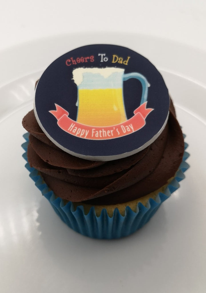 Father's Day - Design 4 - edible cake/cupcake toppers