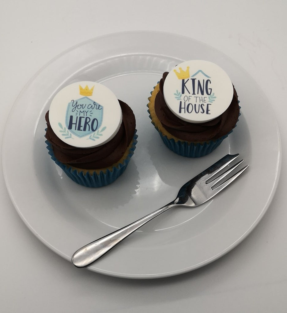 Father's Day - Design 8 - edible cake/cupcake toppers