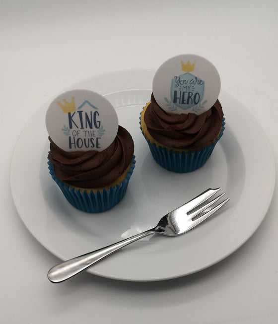 Father's Day - Design 8 - edible cake/cupcake toppers