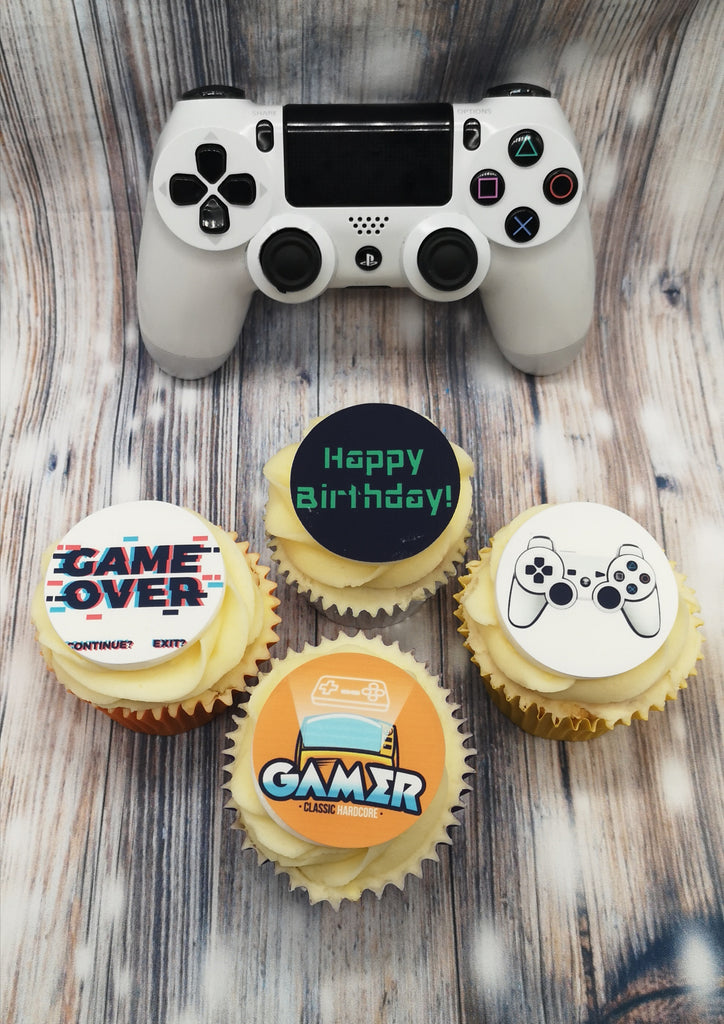 Gaming - edible cake/cupcake toppers
