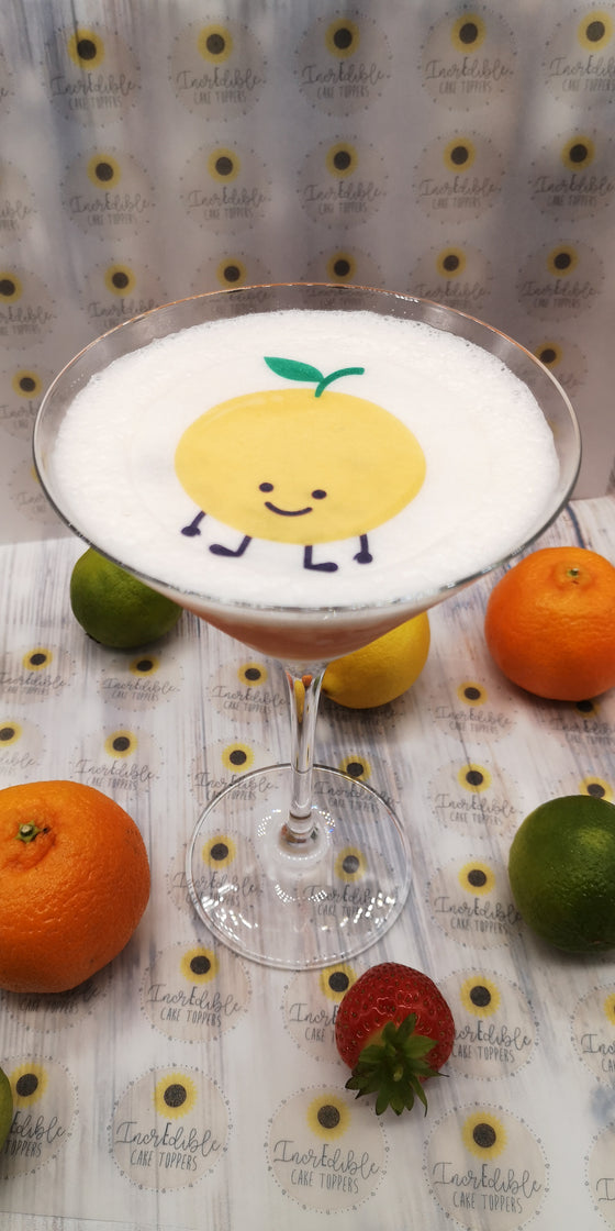 Drink/cocktail toppers - Orange