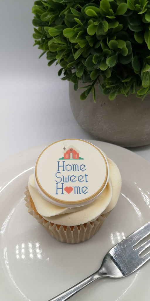 Happy New Home - Design 6 - edible cake/cupcake toppers