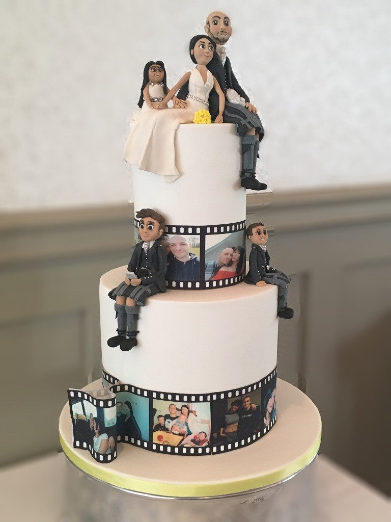 Movie reel birthday cake | Movie reel cake made for a 40th b… | Flickr