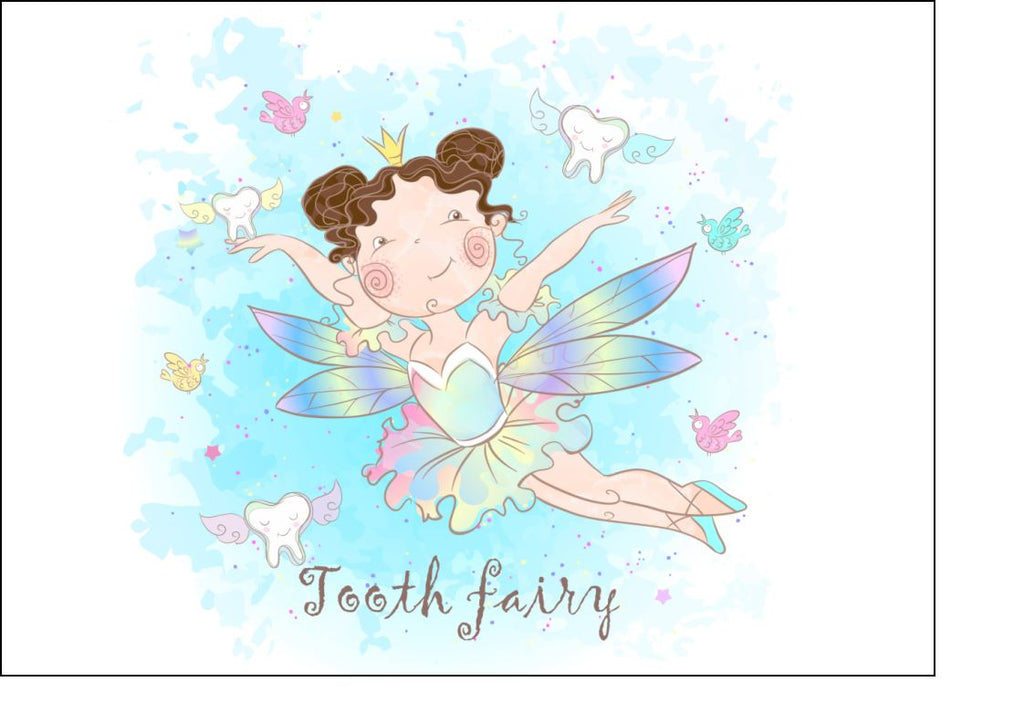 Little Fairy - edible cake/cupcake toppers