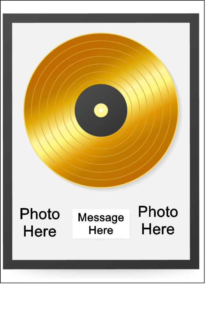 Gold Vinyl Personalised LP