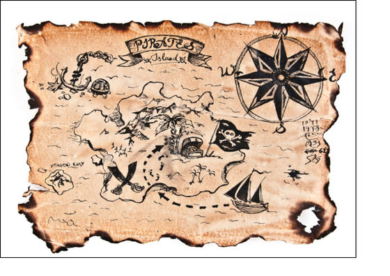 Edible Pirate Map