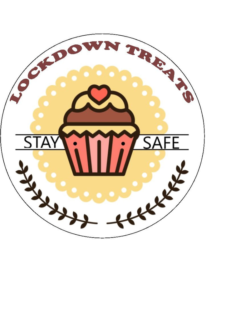 Lockdown Treats - edible cake/cupcake toppers