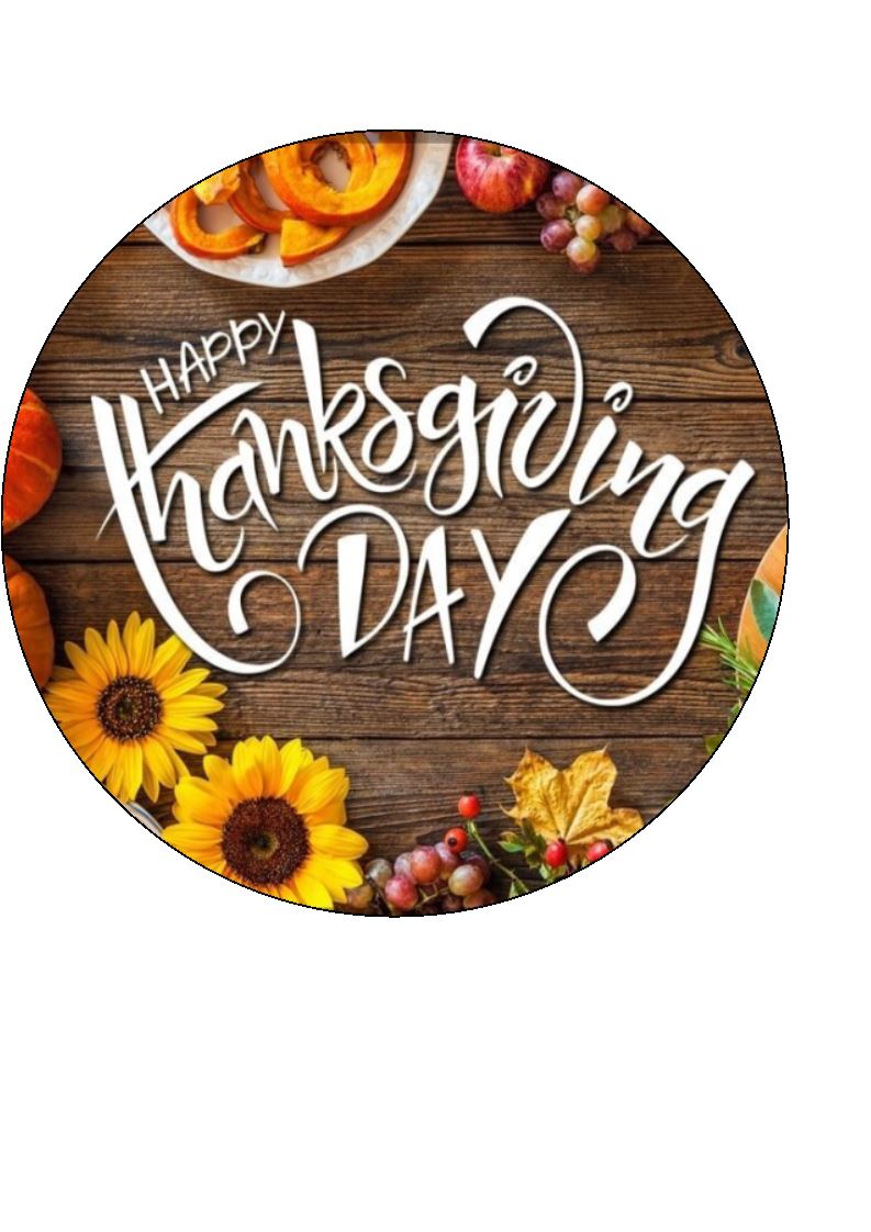 thanksgiving cupcake and cake toppers - incredible toppers